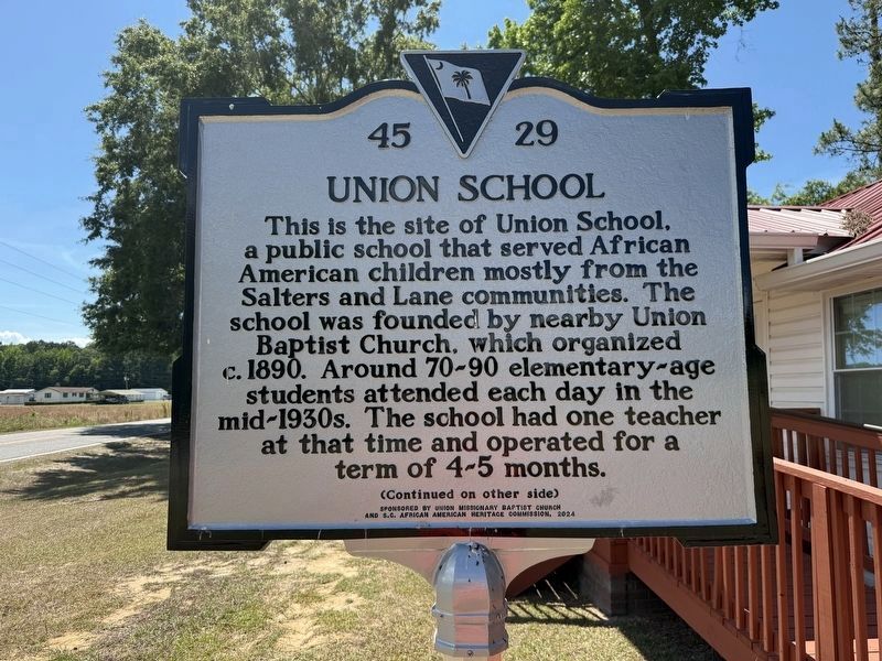 Union School Marker image. Click for full size.