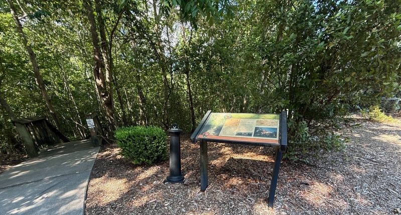 Old Santee Canal Park Marker. Click for full size. Old Santee Canal Park Marker image. Click for full size.