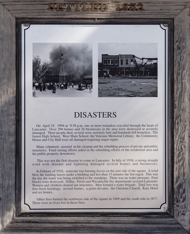 Disasters Marker image. Click for full size.