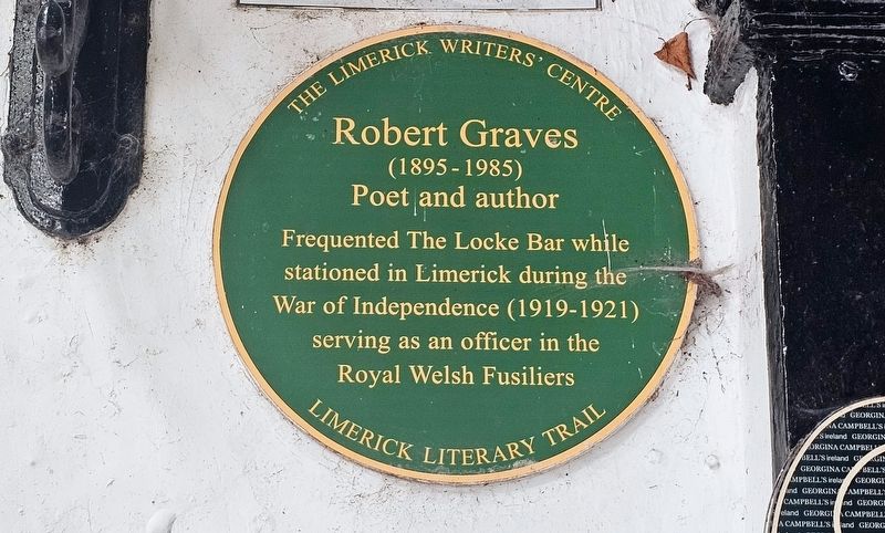 Robert Graves Marker. Click for full size. Robert Graves Marker image. Click for full size.