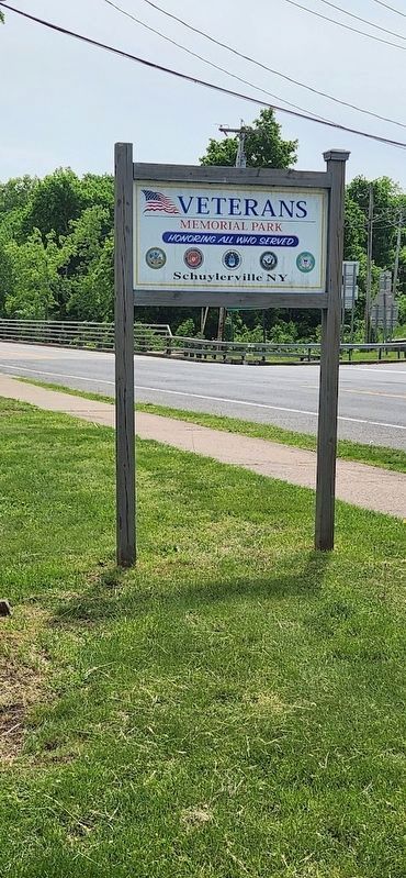 Veteran's Memorial Park in Schuylerville image. Click for full size.