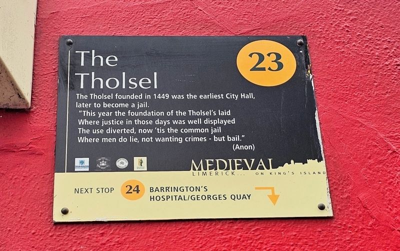The Tholsel Marker. Click for full size. The Tholsel Marker image. Click for full size.