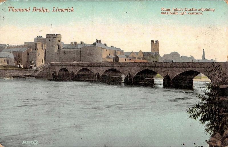 Thomond Bridge, Limerick image. Click for full size.