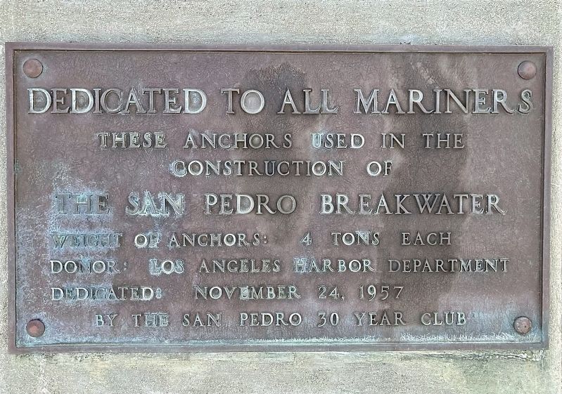 Dedicated to All Mariners Marker image. Click for full size.