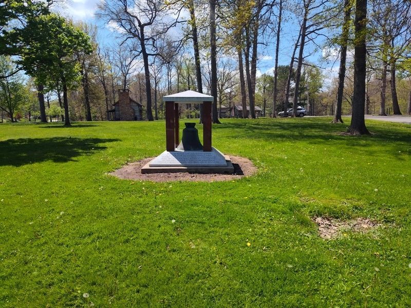 St. Peters Evangelical Lutheran Church Bell Marker image. Click for full size.