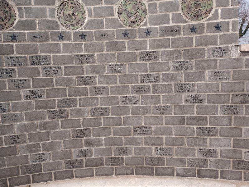 Waynesfield Veterans Memorial image. Click for full size.