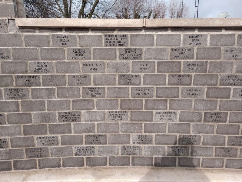 Waynesfield Veterans Memorial image. Click for full size.