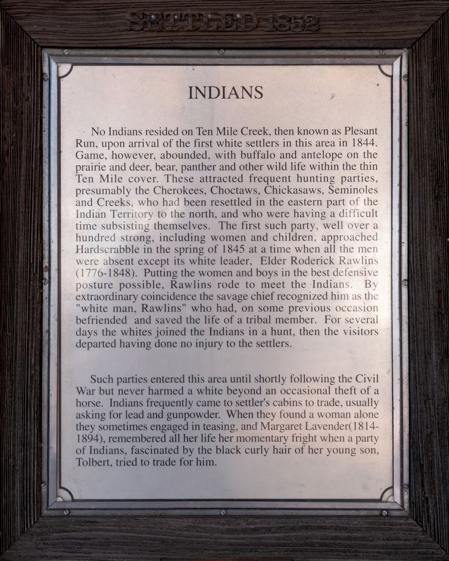 Indians Marker image. Click for full size.