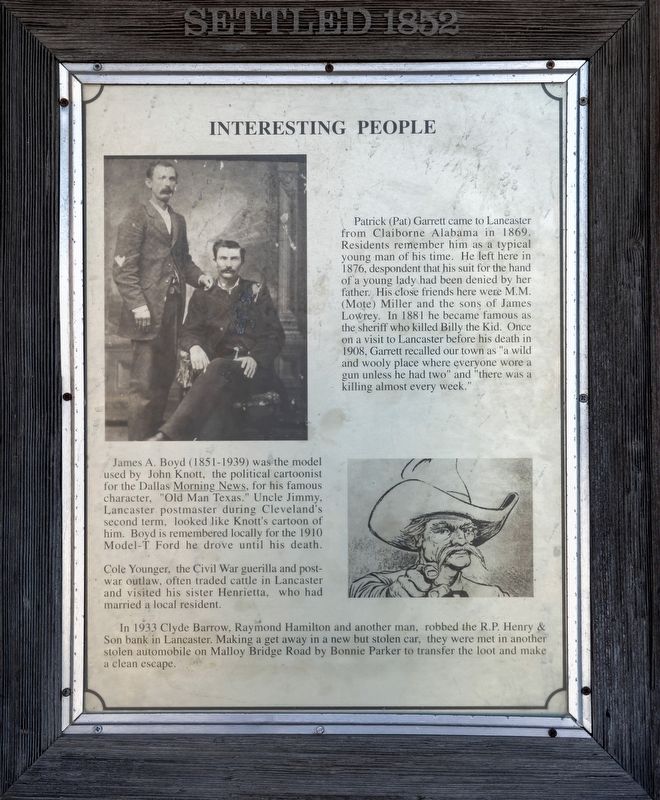 Interesting People Marker. Click for full size. Interesting People Marker image. Click for full size.