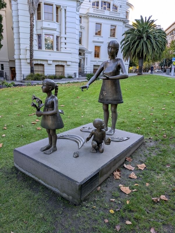 Taken not Given Sculpture and Marker. Click for full size. Taken not Given Sculpture and Marker image. Click for full size.