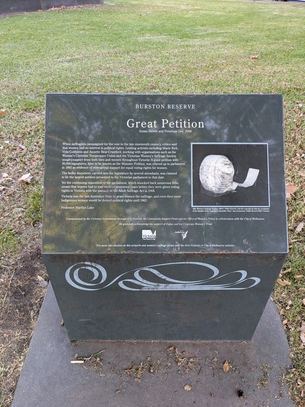 Great Petition Marker image. Click for full size.