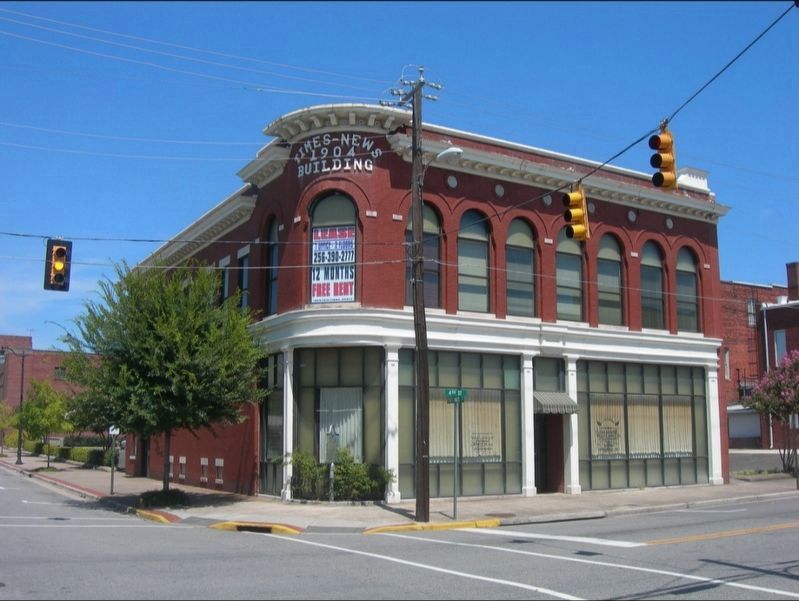 Gadsden Times-News Building & Marker. Click for full size. Gadsden Times-News Building & Marker image. Click for full size.