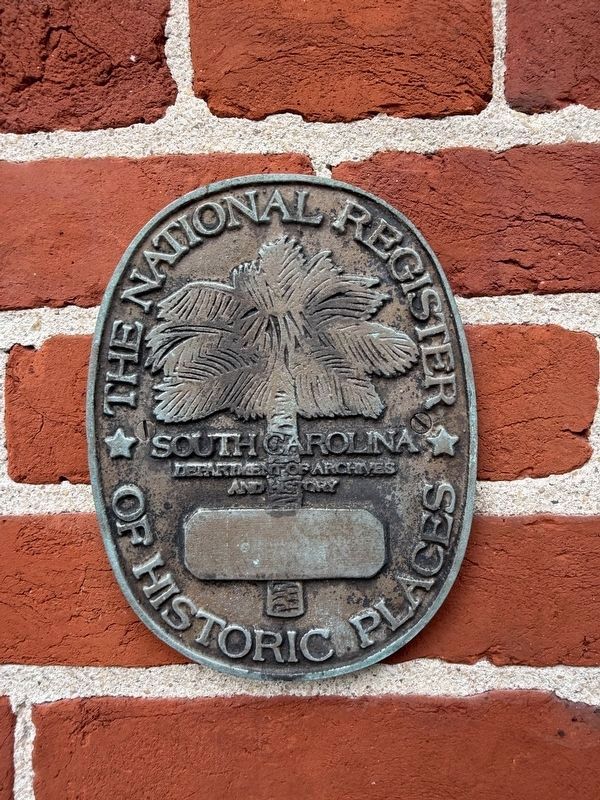 National Register of Historic Places plaque on the building. Click for more information. National Register of Historic Places plaque on the building image. Click for more information.