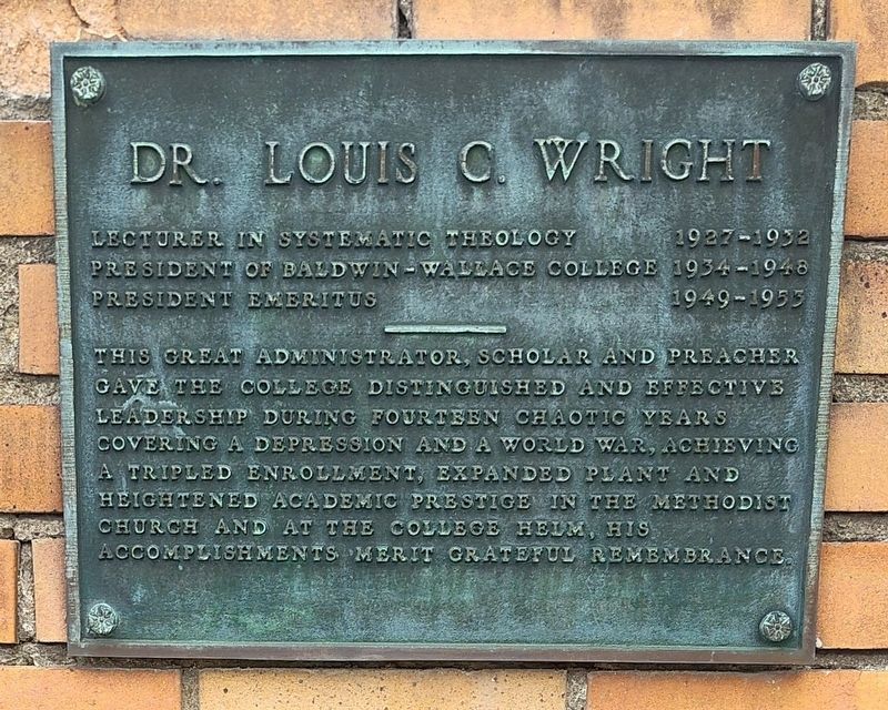 Dr. Louis C. Wright Marker. Click for full size. Dr. Louis C. Wright Marker image. Click for full size.