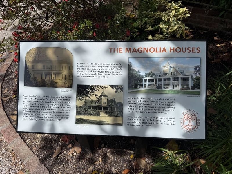 The Magnolia Houses Marker. Click for full size. The Magnolia Houses Marker image. Click for full size.