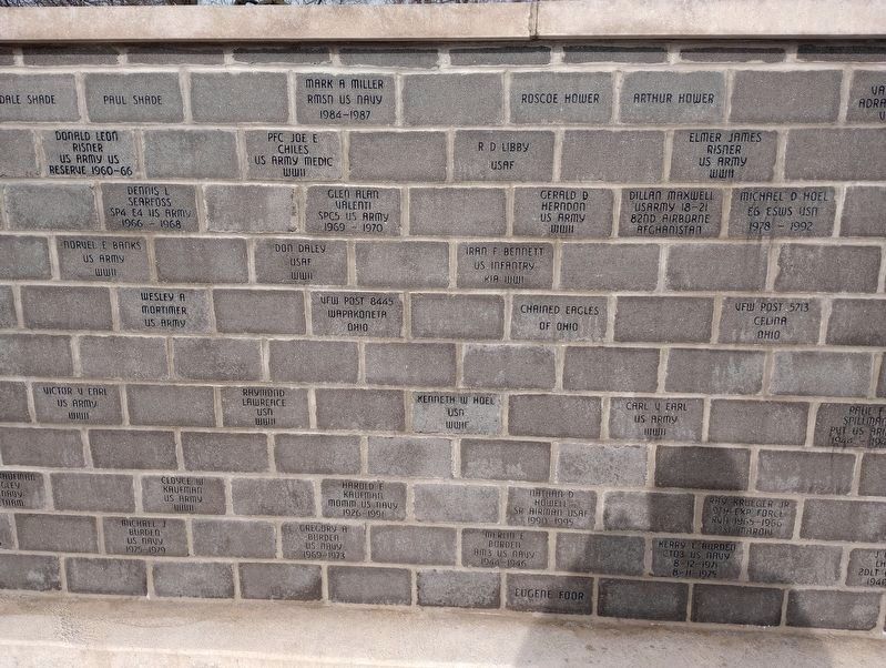 Waynesfield Veterans Memorial image. Click for full size.