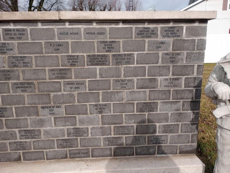 Waynesfield Veterans Memorial image. Click for full size.