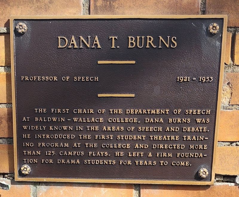 Dana T. Burns Marker image. Click for full size.