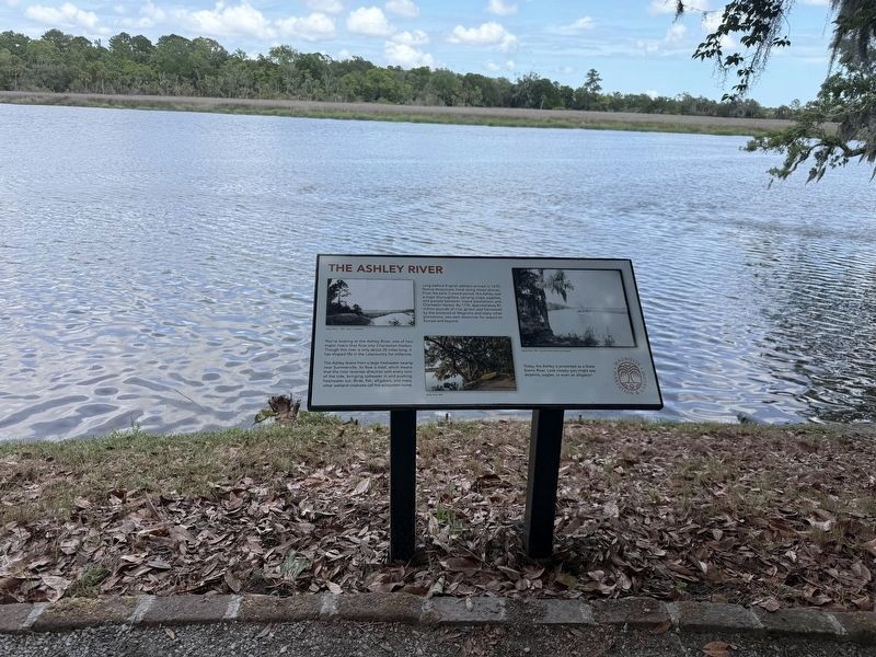 The Ashley River Marker. Click for full size. The Ashley River Marker image. Click for full size.