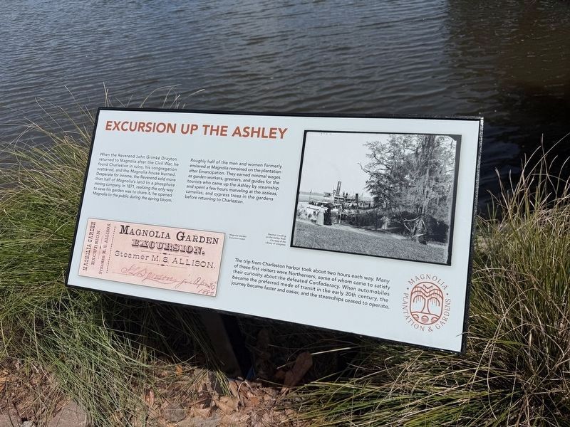 Excursion Up the Ashley Marker. Click for full size. Excursion Up the Ashley Marker image. Click for full size.