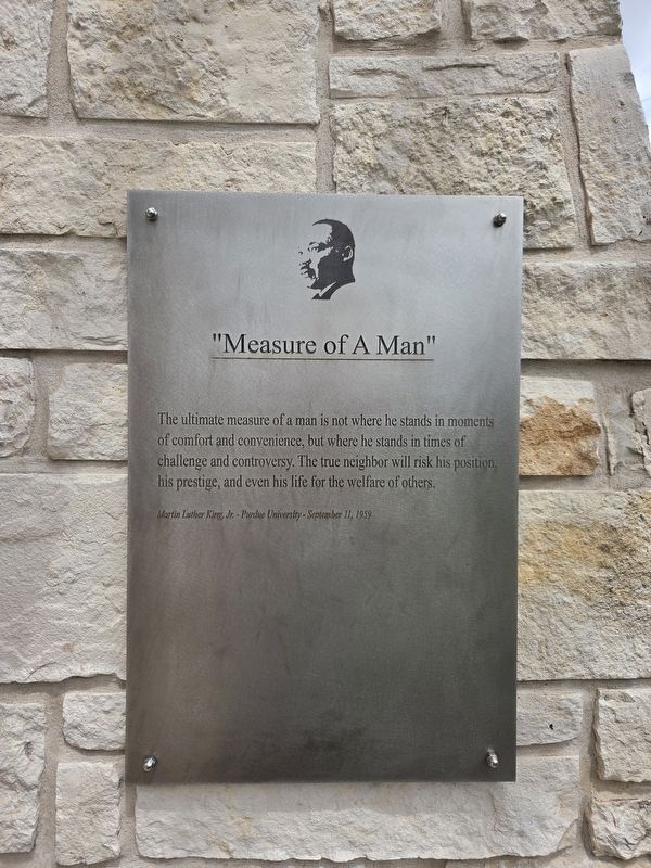 "Measure of A Man" Marker image. Click for full size.