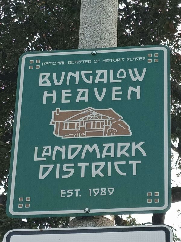 Bungalow Heaven District. Click for full size. Bungalow Heaven District image. Click for full size.