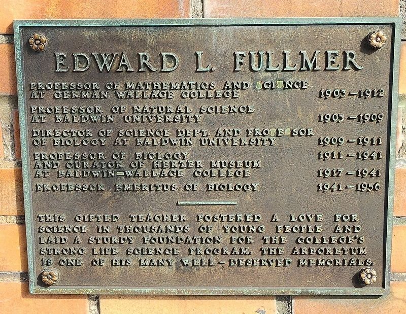 Edward L. Fullmer Marker image. Click for full size.