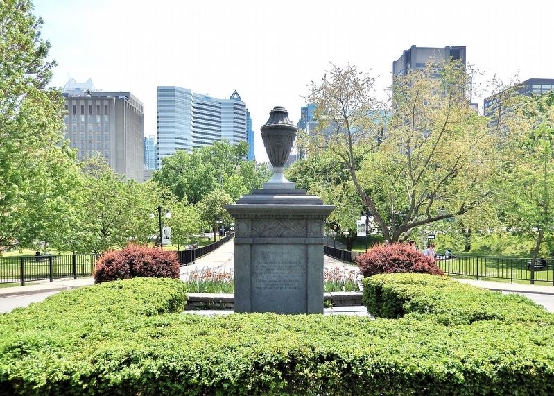 The Honourable James McGill Monument image. Click for full size.