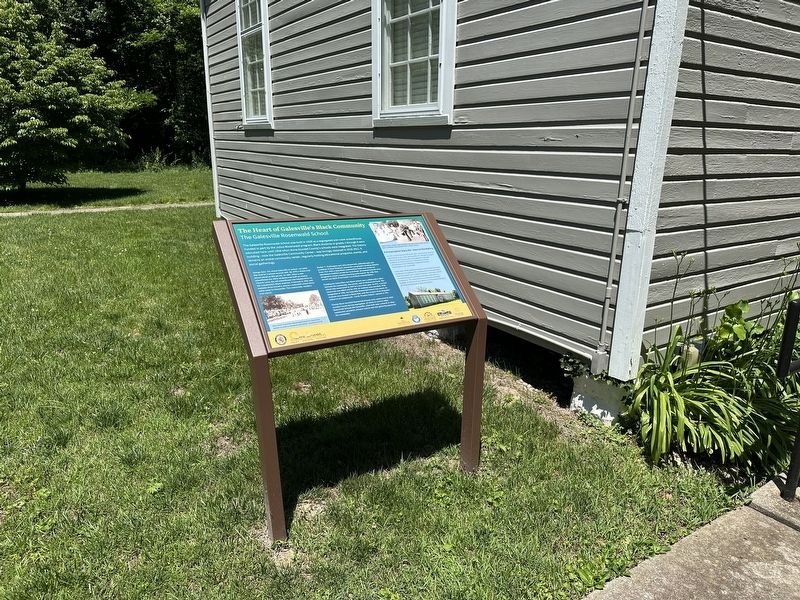 The Heart of Galesville's Black Community Marker - wide view. Click for full size. The Heart of Galesville's Black Community Marker - wide view image. Click for full size.