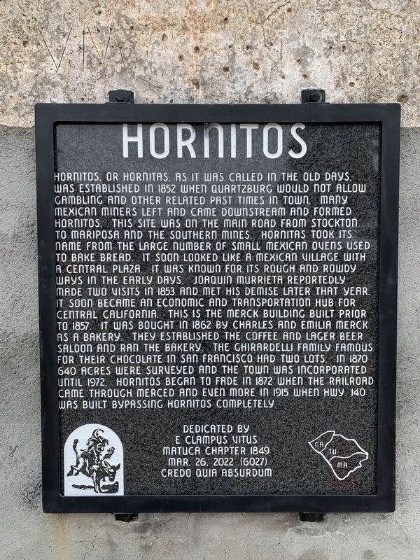 Hornitos Marker image. Click for full size.