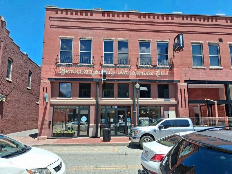 Benton County Hardware Building. Click for full size. Benton County Hardware Building image. Click for full size.