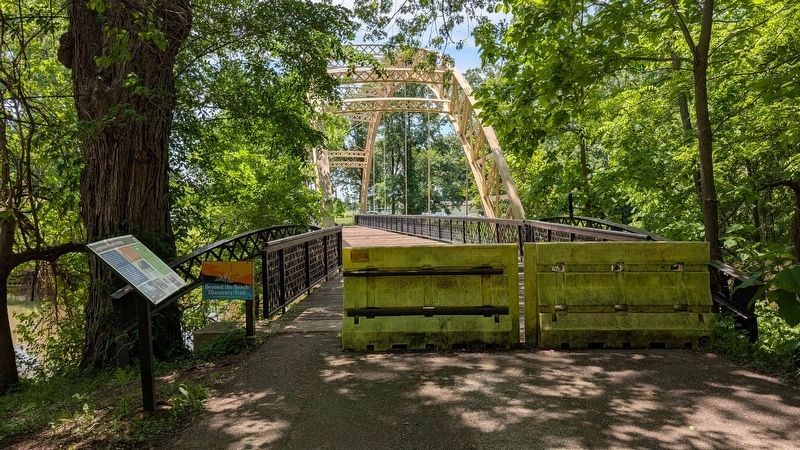 Legendary Dunn's Bridge Marker in context image. Click for full size.