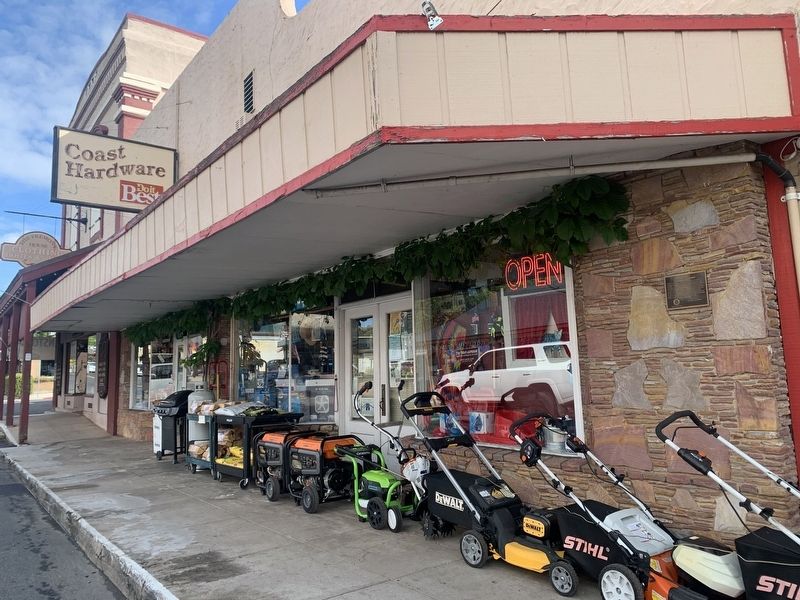 Coast Hardware and Mariposa Bakery Marker image. Click for full size.
