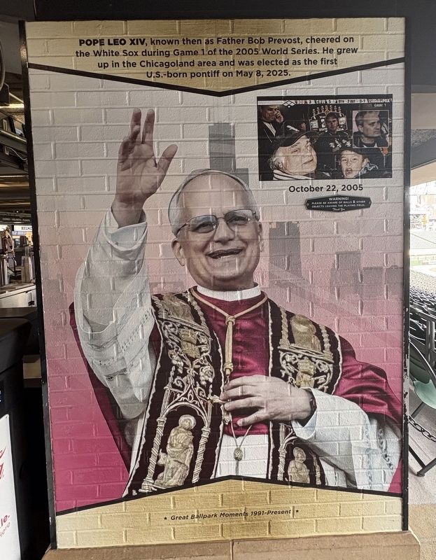 Pope Leo XIV Marker image. Click for full size.