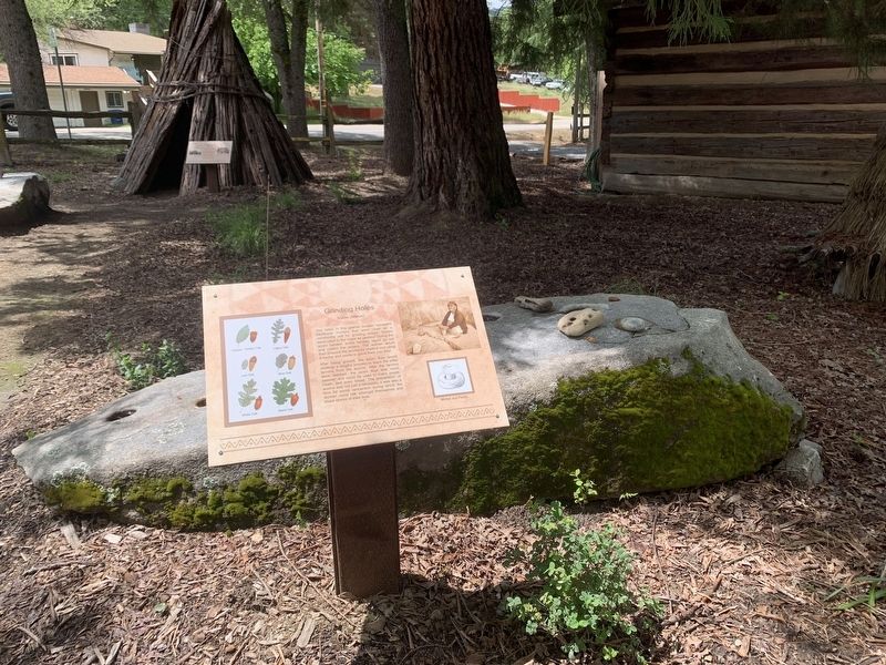 Stone mill and Grinding Holes marker image. Click for full size.