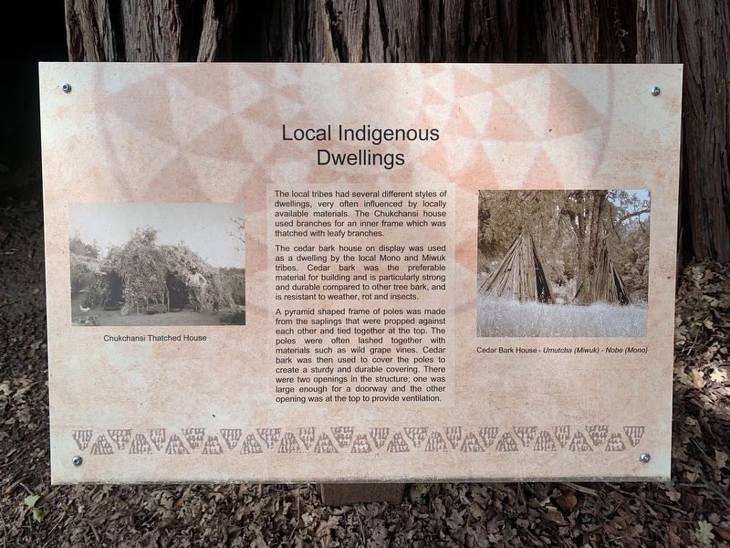 Local Indigenous Dwellings Marker image. Click for full size.