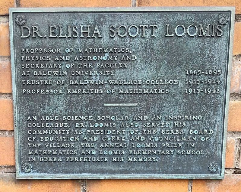 Dr. Elisha Scott Loomis Marker image. Click for full size.