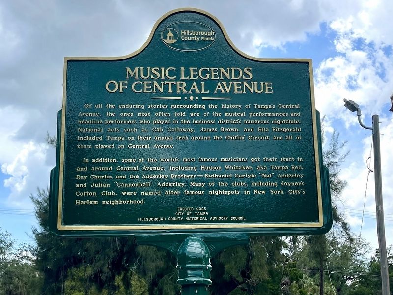 Music Legends of Central Avenue Marker image. Click for full size.