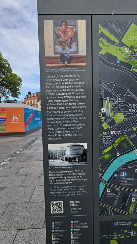 Áras Ceoldrámaíochta Chorcaí / Cork Opera House Marker. Click for full size. Áras Ceoldrámaíochta Chorcaí / Cork Opera House Marker image. Click for full size.
