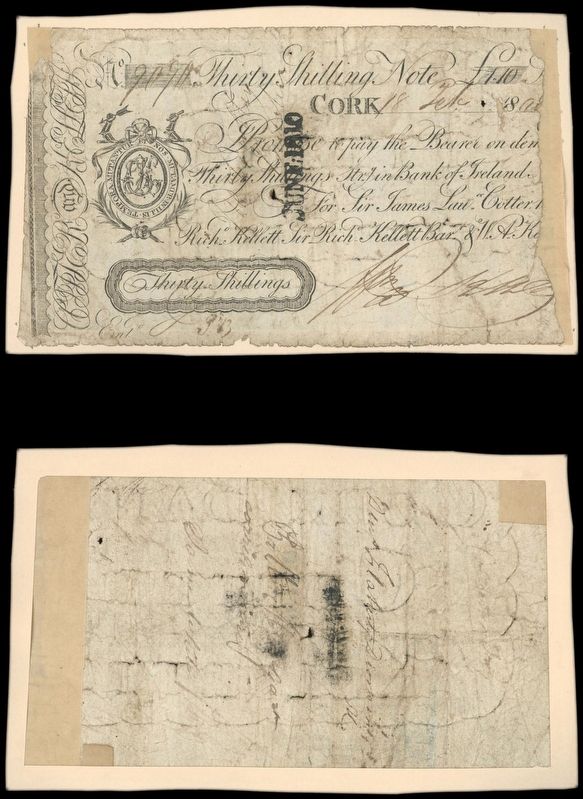 Thirty Shilling Note image. Click for full size.