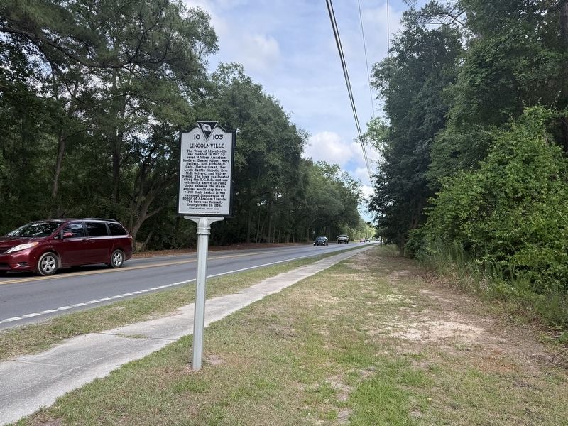 Lincolnville Marker. Click for full size. Lincolnville Marker image. Click for full size.