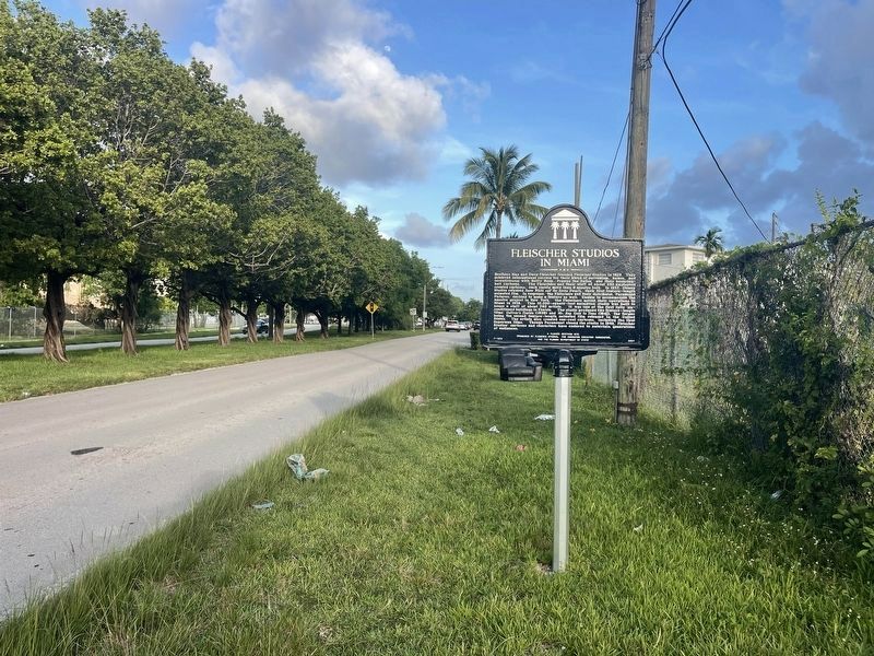 Fleischer Studios in Miami Marker image. Click for full size.