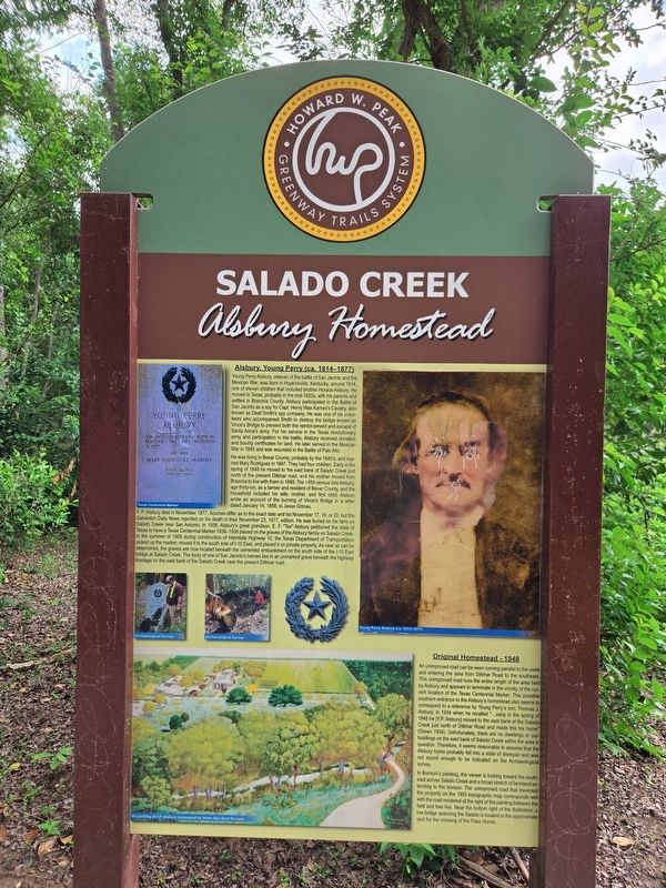 Alsbury Homestead Marker image. Click for full size.