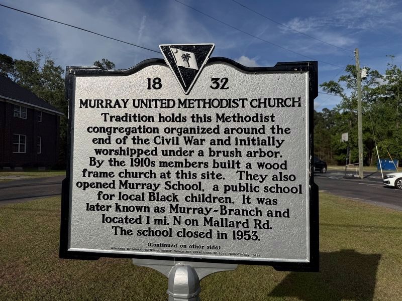 Murray United Methodist Church Marker image. Click for full size.