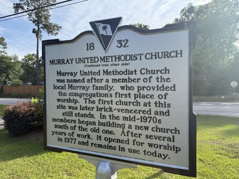 Murray United Methodist Church Marker image. Click for full size.