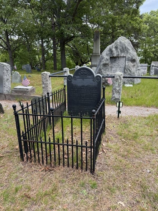 Elizabeth Tilley Howland Marker (wide) image. Click for full size.