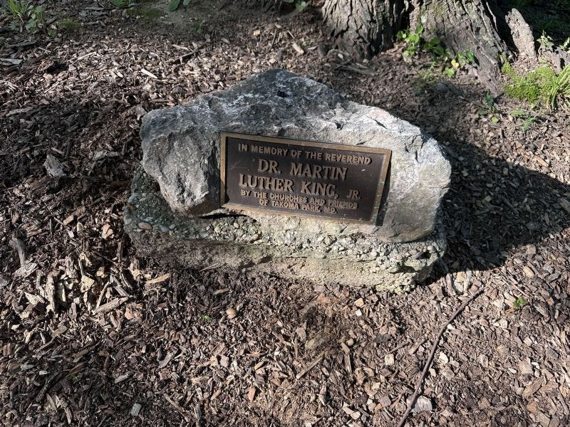 Dedication plaque in the park image. Click for full size.