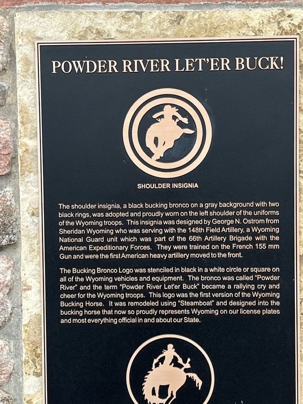 Power River Letter Buck Marker. Click for full size. Power River Letter Buck Marker image. Click for full size.