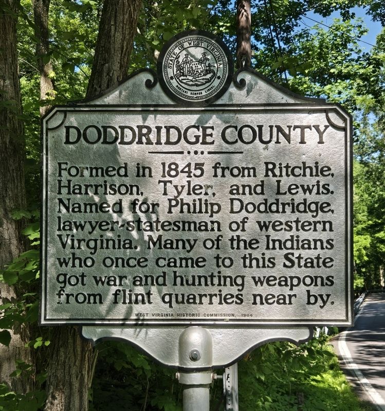 Doddridge County / Harrison County Marker image. Click for full size.