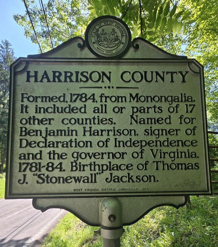 Doddridge County / Harrison County Marker image. Click for full size.